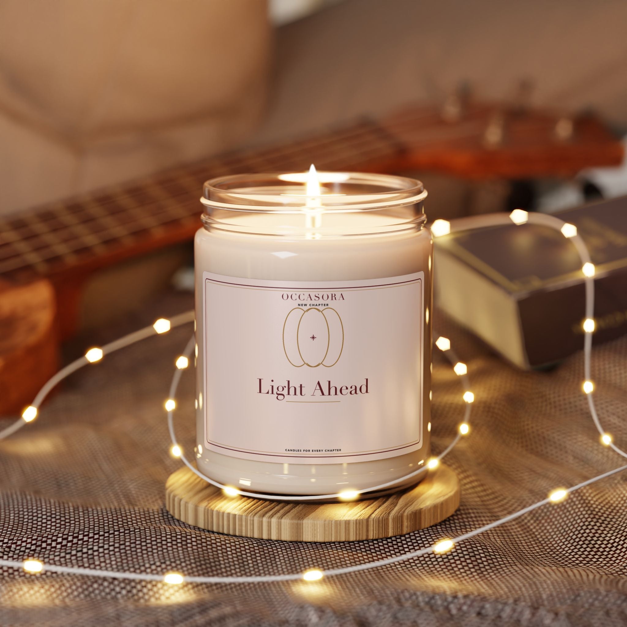 'Light Ahead' new chapter candle by Occasora — 9 oz soy wax blend with a 100% cotton wick — photo 3 of 5